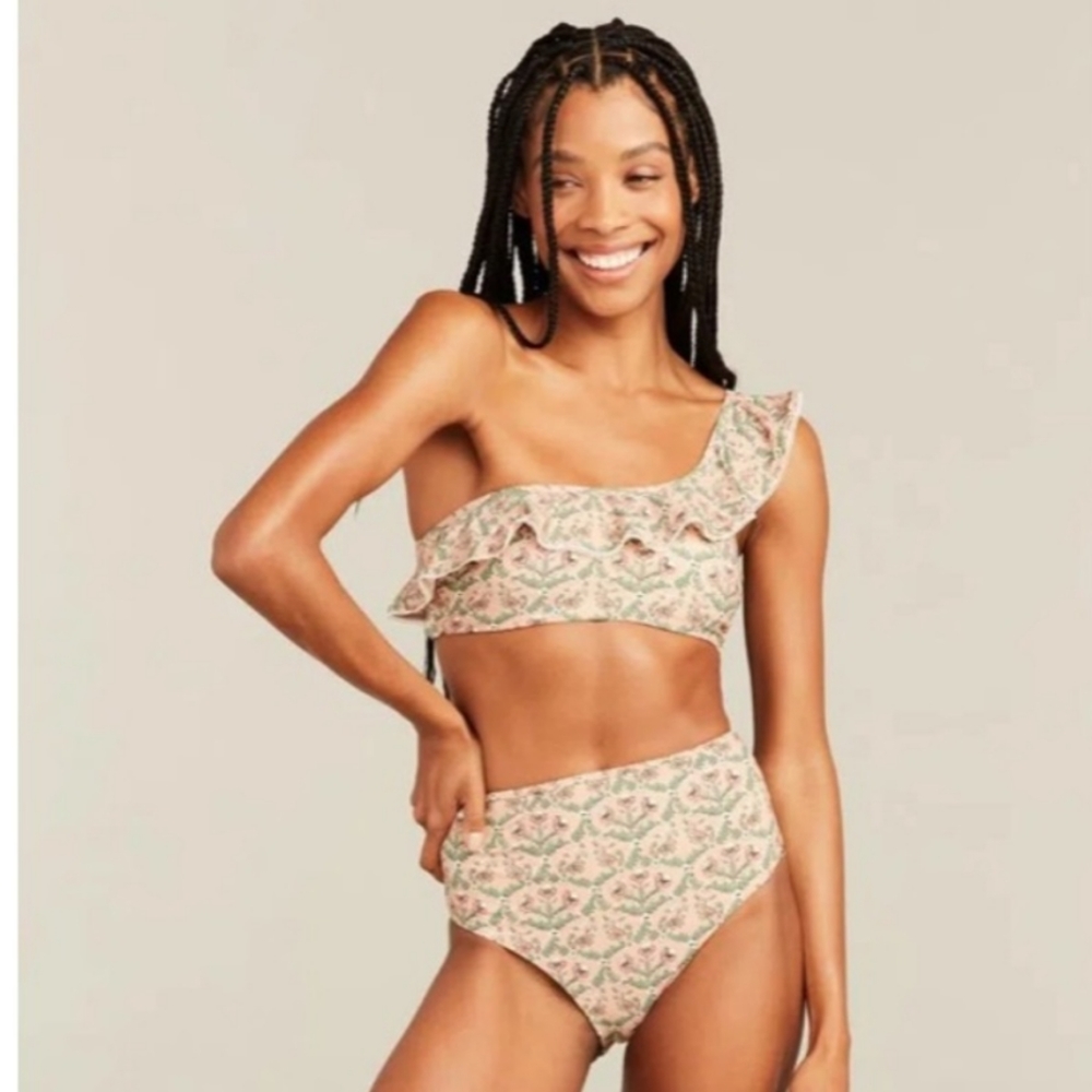 Roller Rabbit Hampton One Shoulder Top & Highwaist Bottom Set